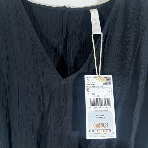NWT Mango Midi Cut out Dress size small - Picture 7 of 10